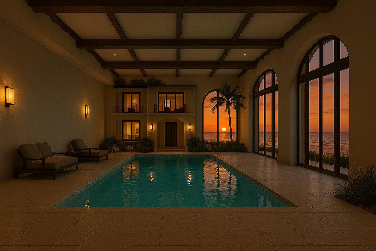 An image of the swimming pool.